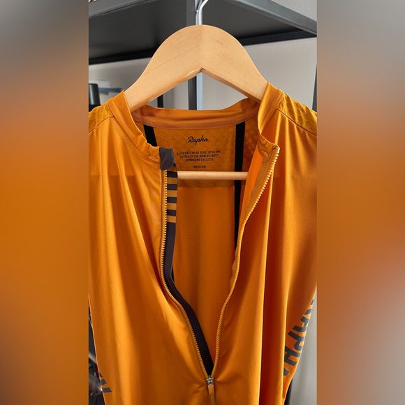 NWOT Rapha Pro Team Aero Jersey Orange Men’s Medium - Picture 5 of 5